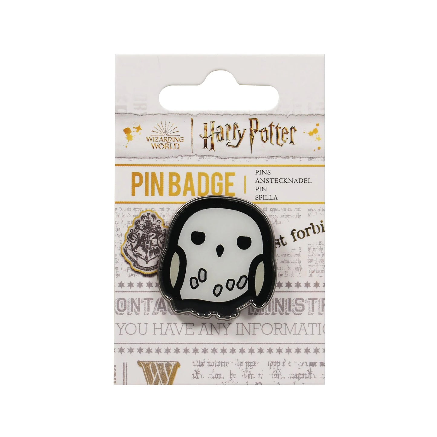 Harry Potter Kawaii Pin Badge - Hedwig