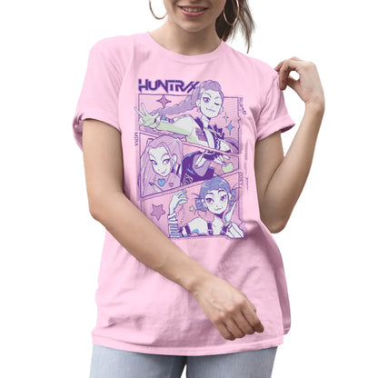 Huntrix Light Pink Unisex Short Sleeve T-Shirt