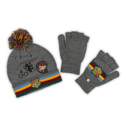 RAINBOW GRYFFINDOR KIDS BEANIE & GLOVE