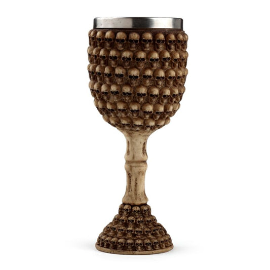 Decorative Multi Skull Goblet