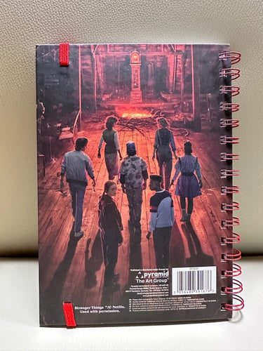 STRANGER THINGS 4 3D COVER A5 NOTEBOOK