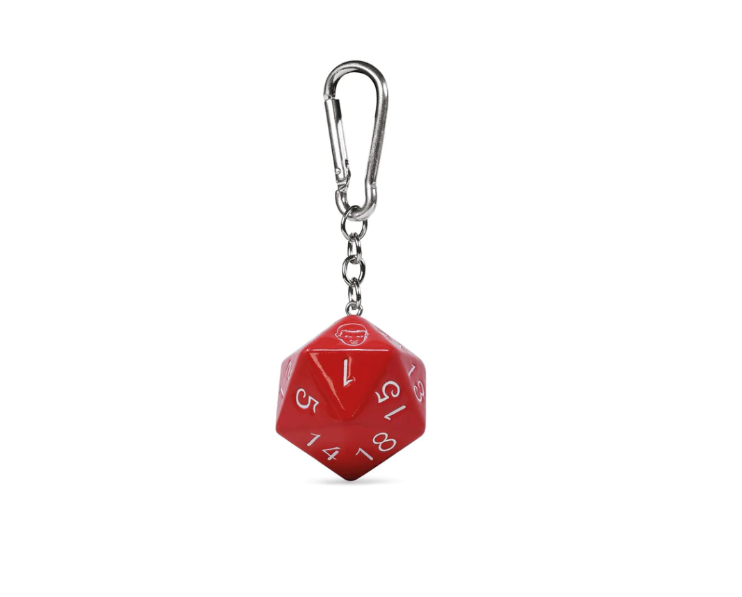 STRANGER THINGS D20 3d KEY RING