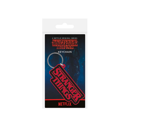 STRANGER THINGS LOGO KEYCHAIN