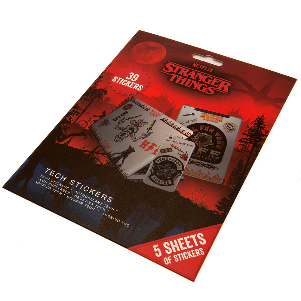 Stranger Things Upside Down Battle Tech Stickers