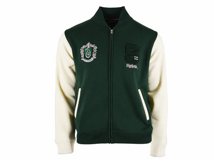 Harry Potter Varsity Jacket Slytherin Crest Hoodie