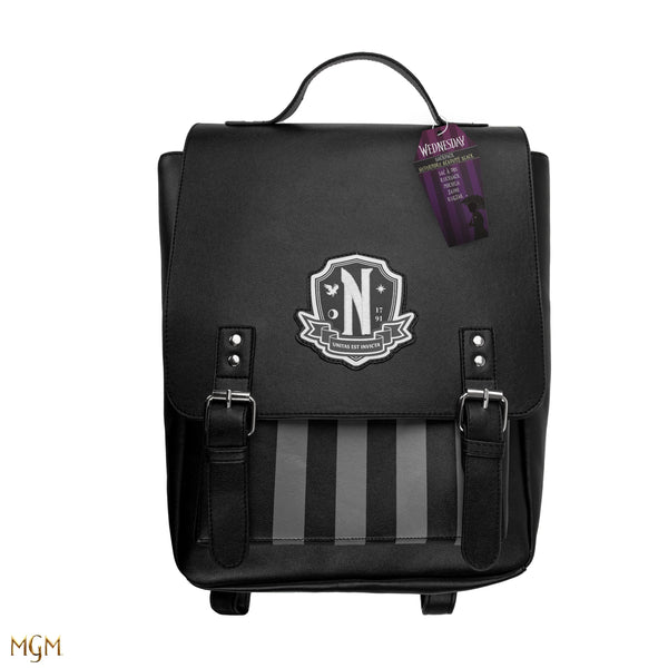 Wendesday Addams The Addams Family Nevermore Academy Large Backpack Gothic NWOT Wednesday Nevermore 17 main image 4