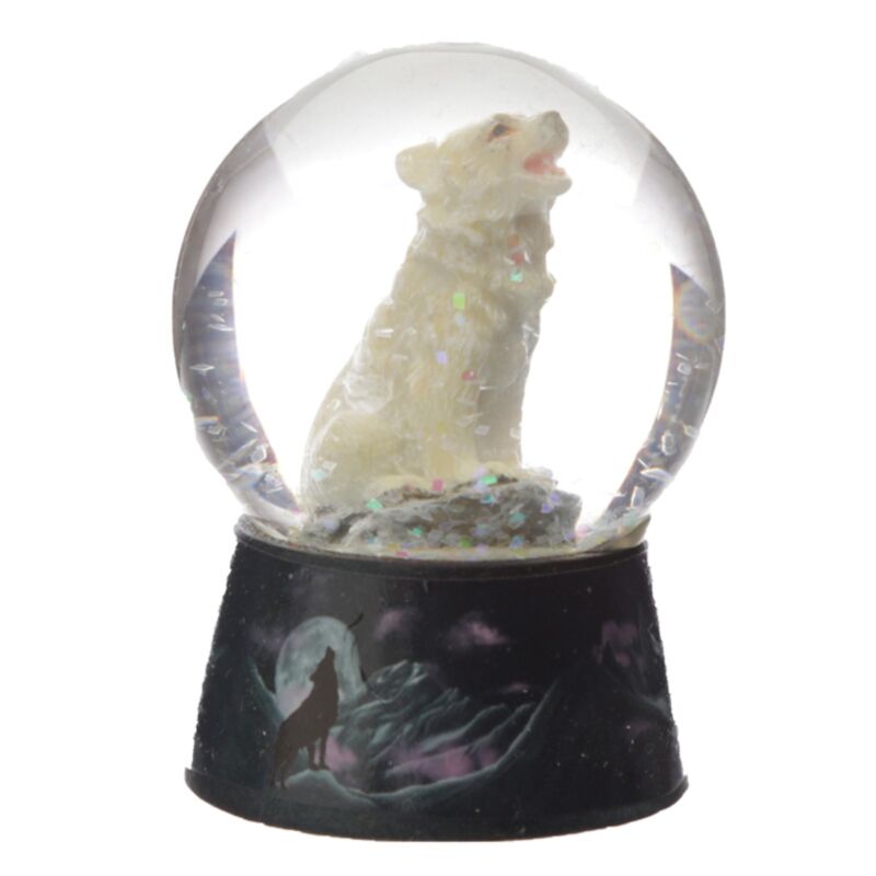 North Dream Protector Wolf Snow Globe