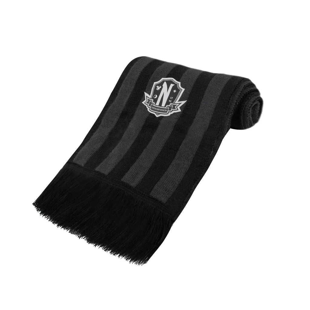 Wednesday - Scarf Nevermore Academy Black