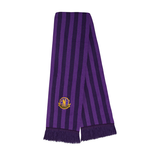 wednesday - scarf nevermore academy purple