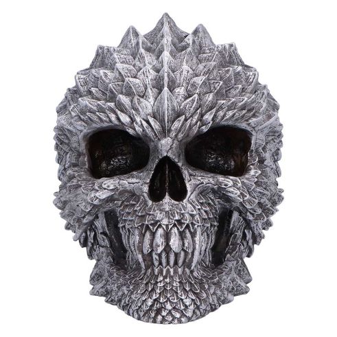 Scaled Remains Skull Figurine 15.4cm