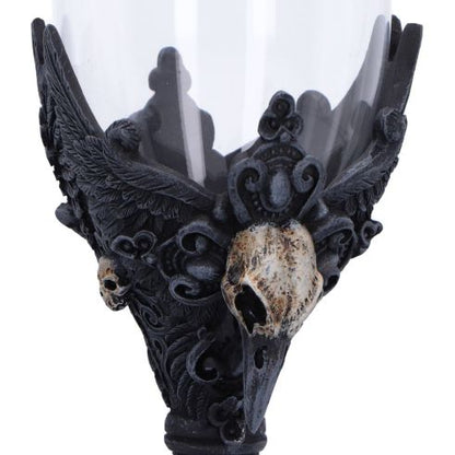 Nevermore Gothic Raven Goblet