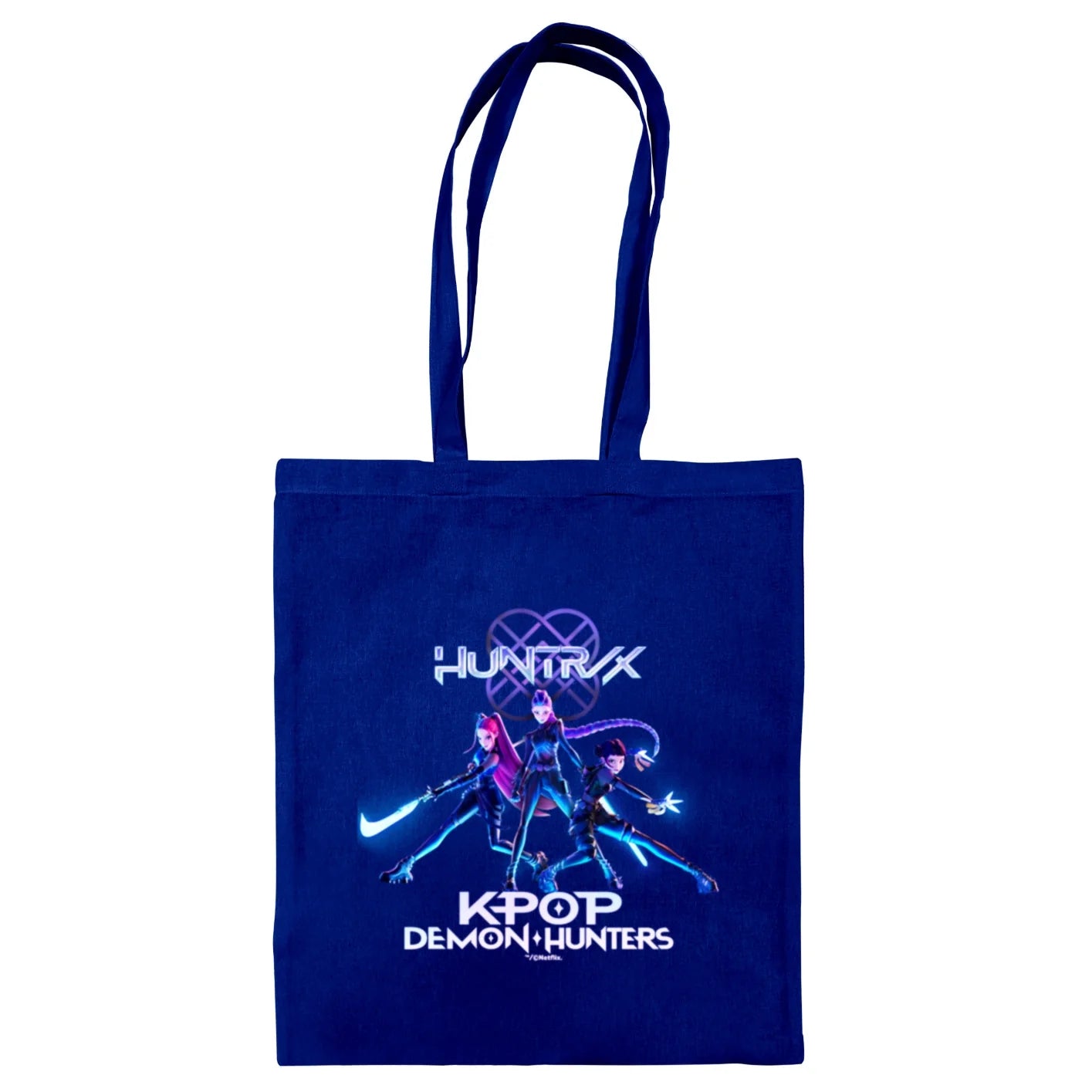 K-Pop Demon Hunters Trio Navy Blue Tote Bag