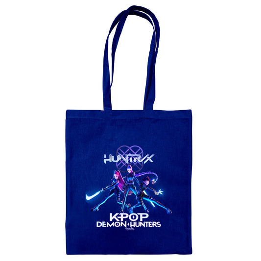 K-Pop Demon Hunters Trio Navy Blue Tote Bag