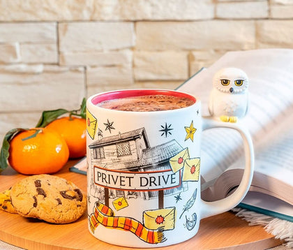 Harry Potter Mug 3D Handle Hedwig & Privet Drive