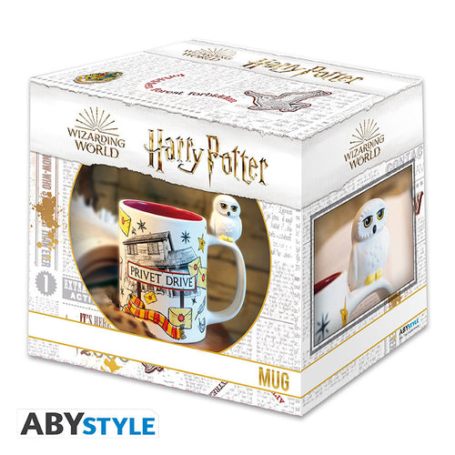 Harry Potter Mug 3D Handle Hedwig & Privet Drive