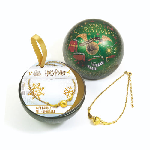 Harry Potter All I want for Christmas Gift Bauble including Bracelet