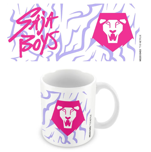 Saja Boys Logo White Po Mug