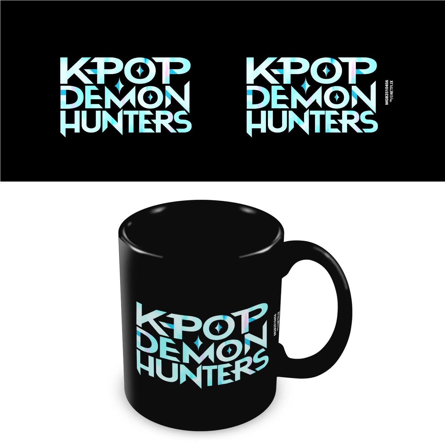 K-Pop Logo Black Pod Mug