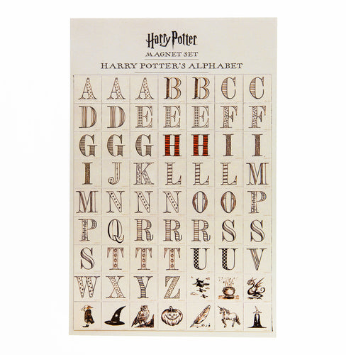 Harry Potter's Alphabet Magnet Set