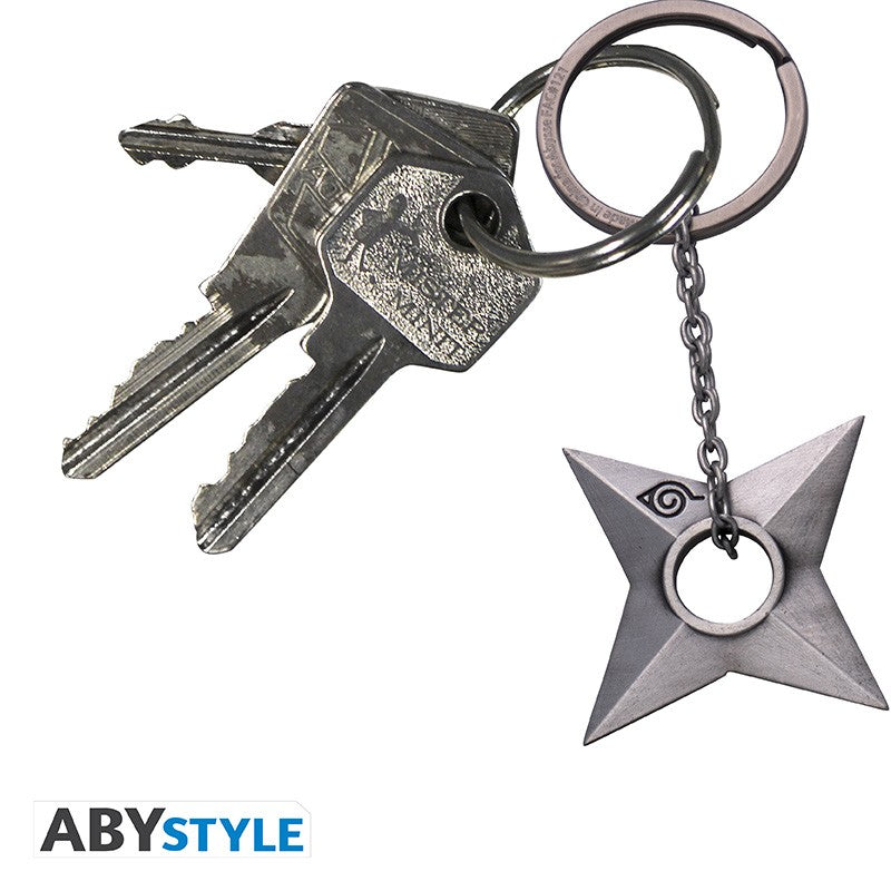 Naruto Shuriken Konoha 3D Keychain