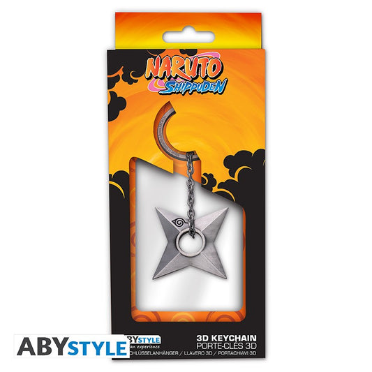 Naruto Shuriken Konoha 3D Keychain