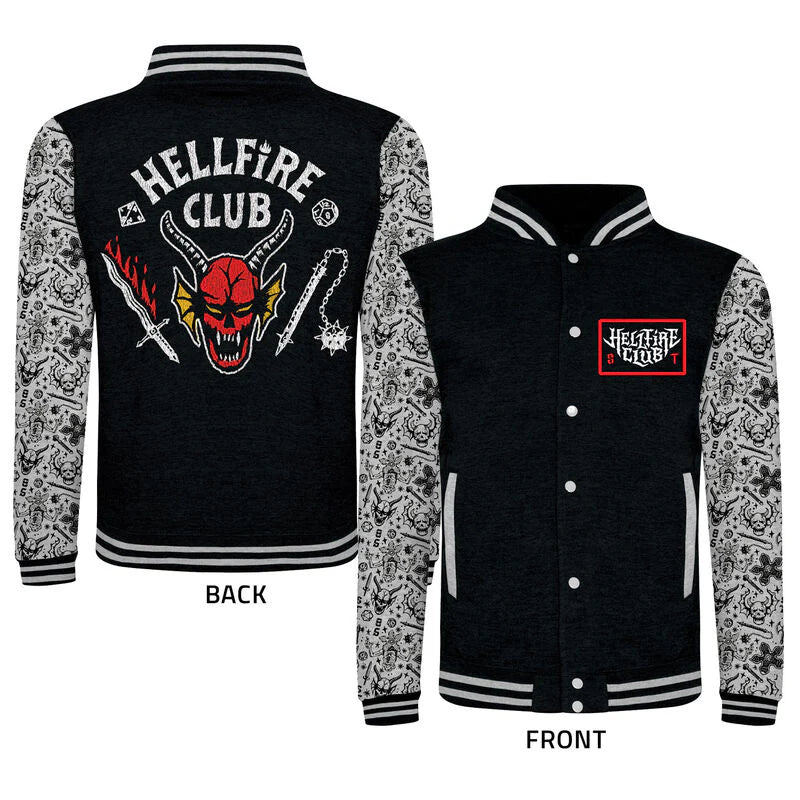 Stranger Things Hellfire Club Varsity Jacket