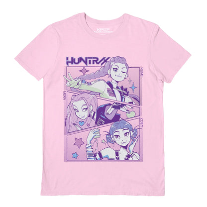 Huntrix Light Pink Unisex Short Sleeve T-Shirt