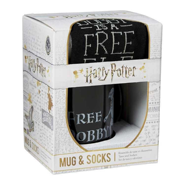 Official Dobby Mug And Socks Set at the best quality and price at House Of Spells- Fandom Collectable Shop. Get Your Dobby Mug And Socks Set now with 15% discount using code FANDOM at Checkout. www.houseofspells.co.uk.