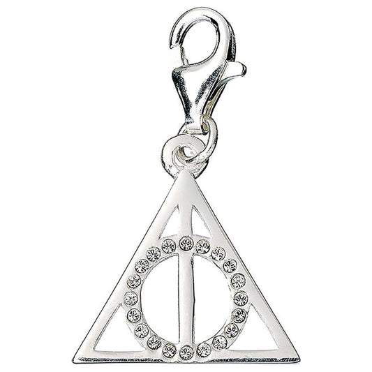 Harry Potter Deathly Hallows Clip on Charm Embellished with Swarovski® Crystals- Harry Potter Merchandise Uk