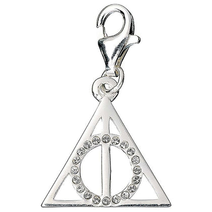 Harry Potter Deathly Hallows Clip on Charm Embellished with Swarovski® Crystals- Harry Potter Merchandise Uk
