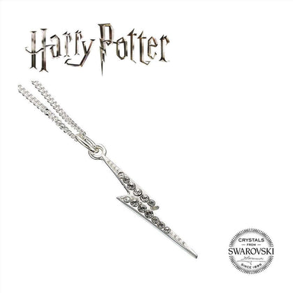 Lightning Bolt Embellished with Swarovski® Crystals Necklace | Harry Potter stuff