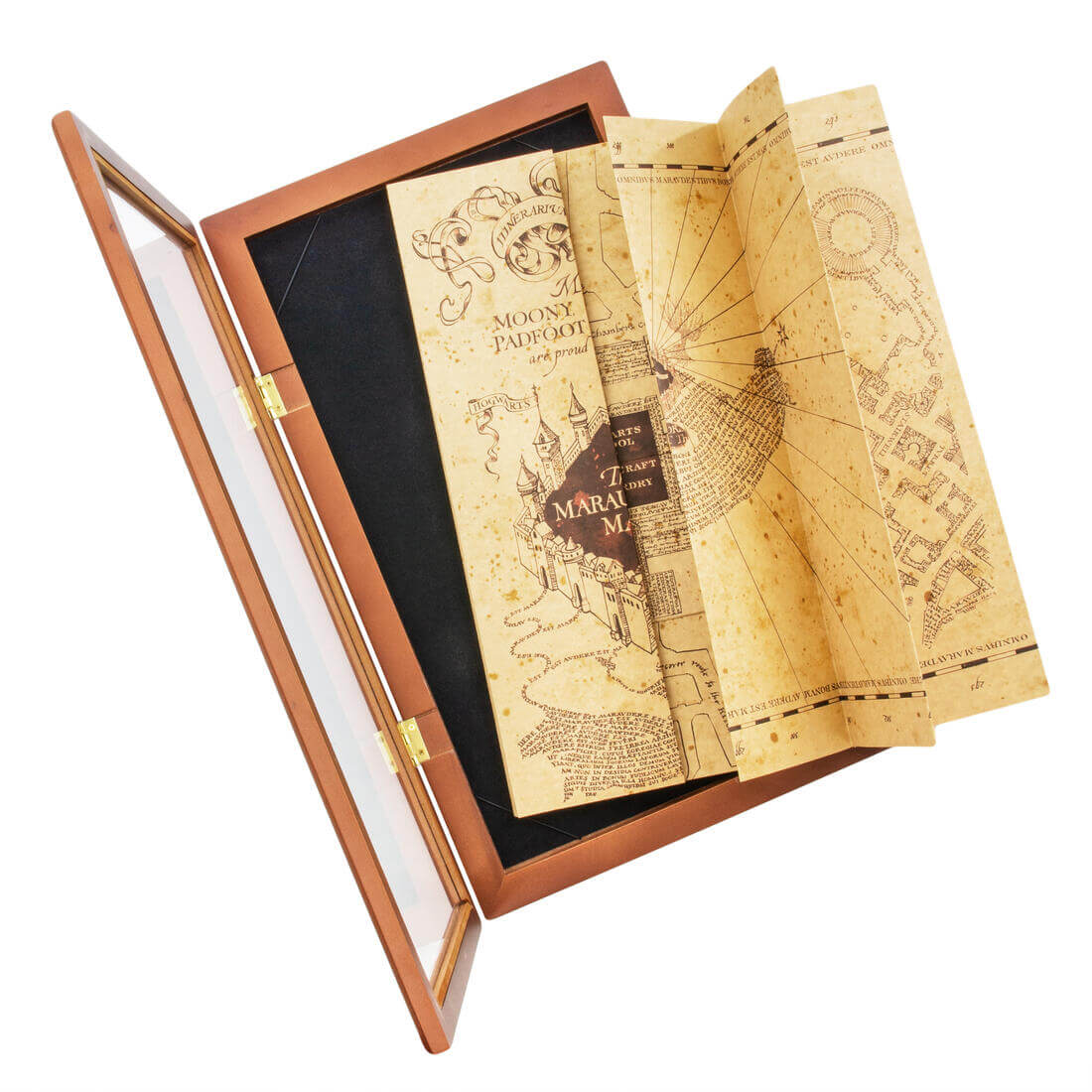 Harry Potter Marauder Map Display With Map - Harry Potter merchandise UK