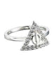 Deathly Hallows Embellished with Swarovski® Crystals Ring L
