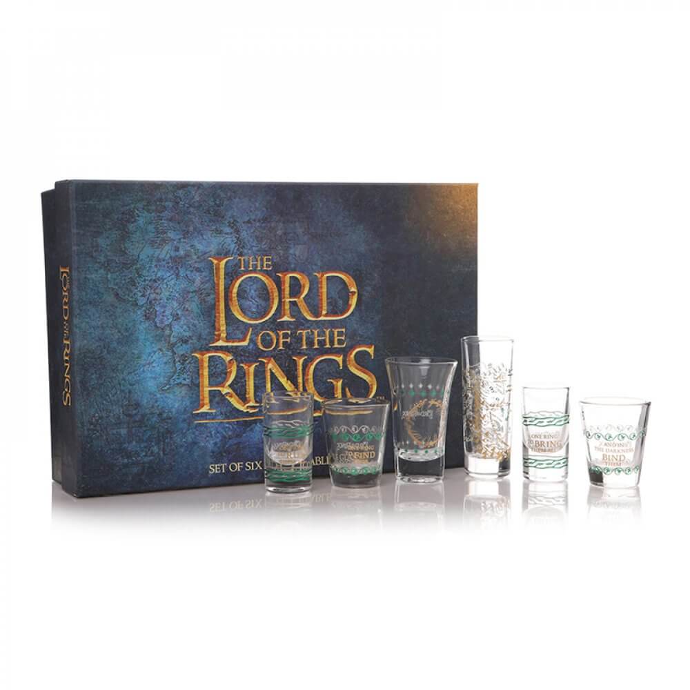 Glass Boxed (100ml) Set Of 6 - Lord Of The Rings