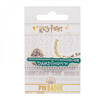 Albus Dumbledore Wand Enamel Pin Badge