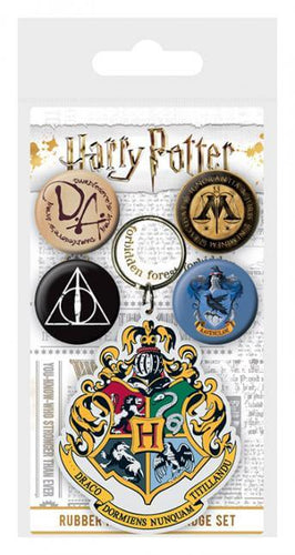 Harry Potter-Keychain/Badge Pack Set
