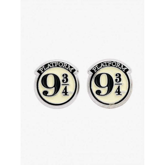 Harry Potter - Platform 9 3/4, Hedwig & Letter, the Deathly Hallows Earrings