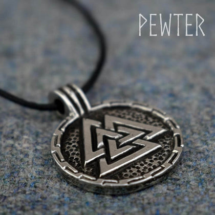 Official Round Valknut pendant available at the best quality and price at House Of Spells- Fandom Collectable Shop. Get Your round Valknut pendant now with a 15% discount using code FANDOM at Checkout. www.houseofspells.co.uk.