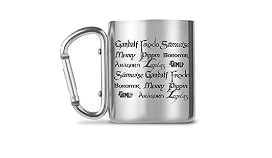 Lord of the Rings Fellowship Carabiner Mug
