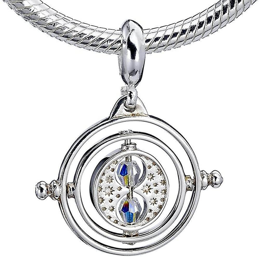 Harry Potter - Sterling Silver Time-Turner Slider Charm with Swarovski Crystal | Harry Potter shop