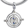 Harry Potter - Sterling Silver Time-Turner Slider Charm with Swarovski Crystal