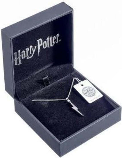 Lightning Bolt Embellished with Swarovski® Crystals Necklace | Harry Potter shop