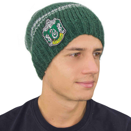 Slytherin Slouchy Beanie - House Of Spells