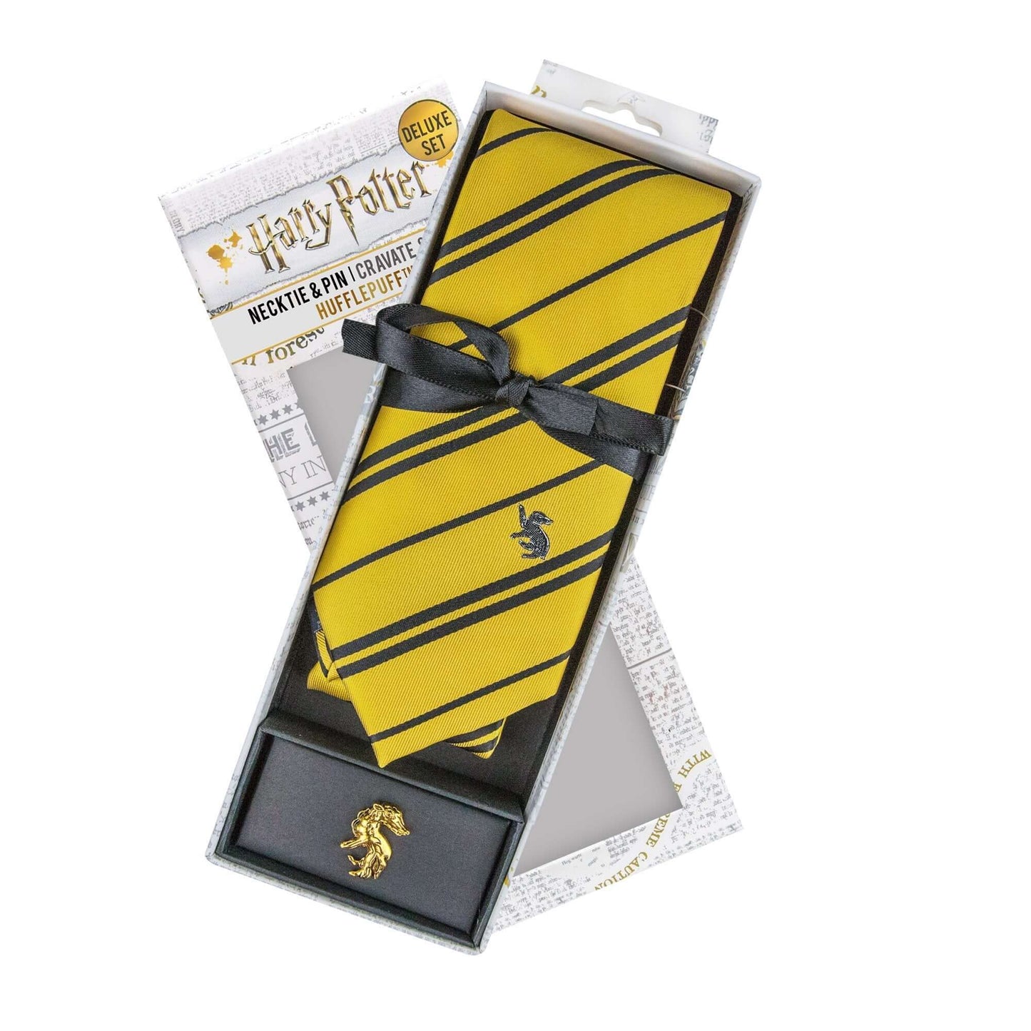 Hufflepuff Tie - Deluxe Edition - House Of Spells