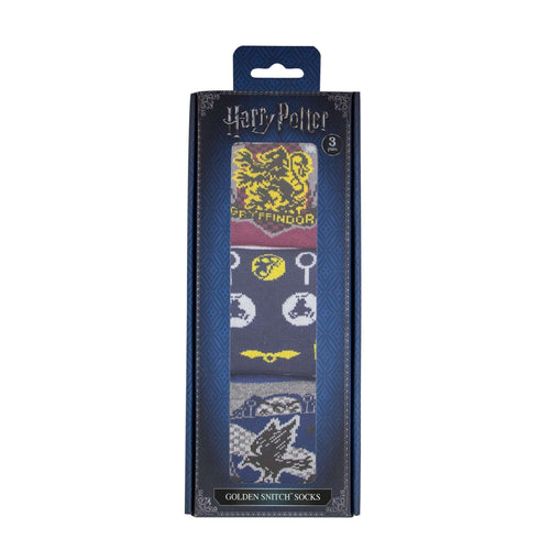 Harry Potter Golden Snitch Socks (Set Of 3) - Deluxe Edition