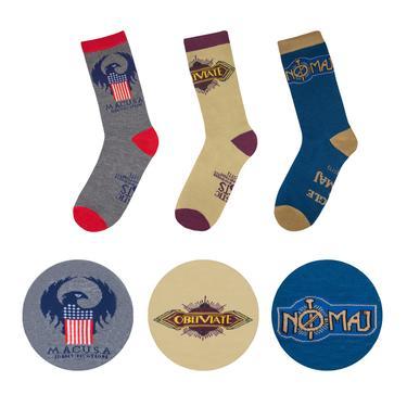 Fantastic Beasts Macusa Socks (Set Of 3) - Deluxe Edition