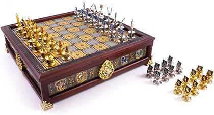 Quidditch Chess Set Silver & Gold Plated