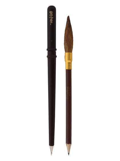 Wand & Broom Pen & Pencil Set - Harry Potter wands
