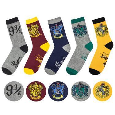 Harry Potter Crest Socks (Set Of 5)