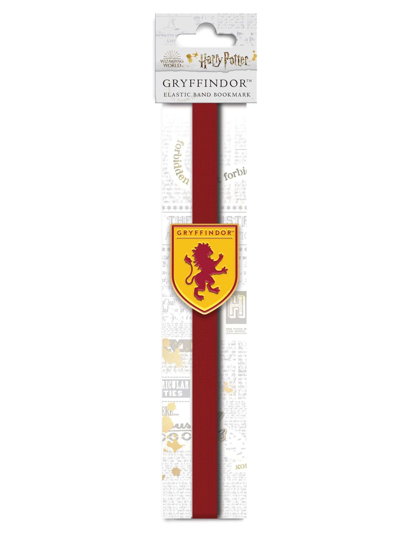 Harry Potter Gryffindor Elastic Band Bookmark - Harry Potter wands